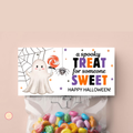 Ghost Treat Bag Topper