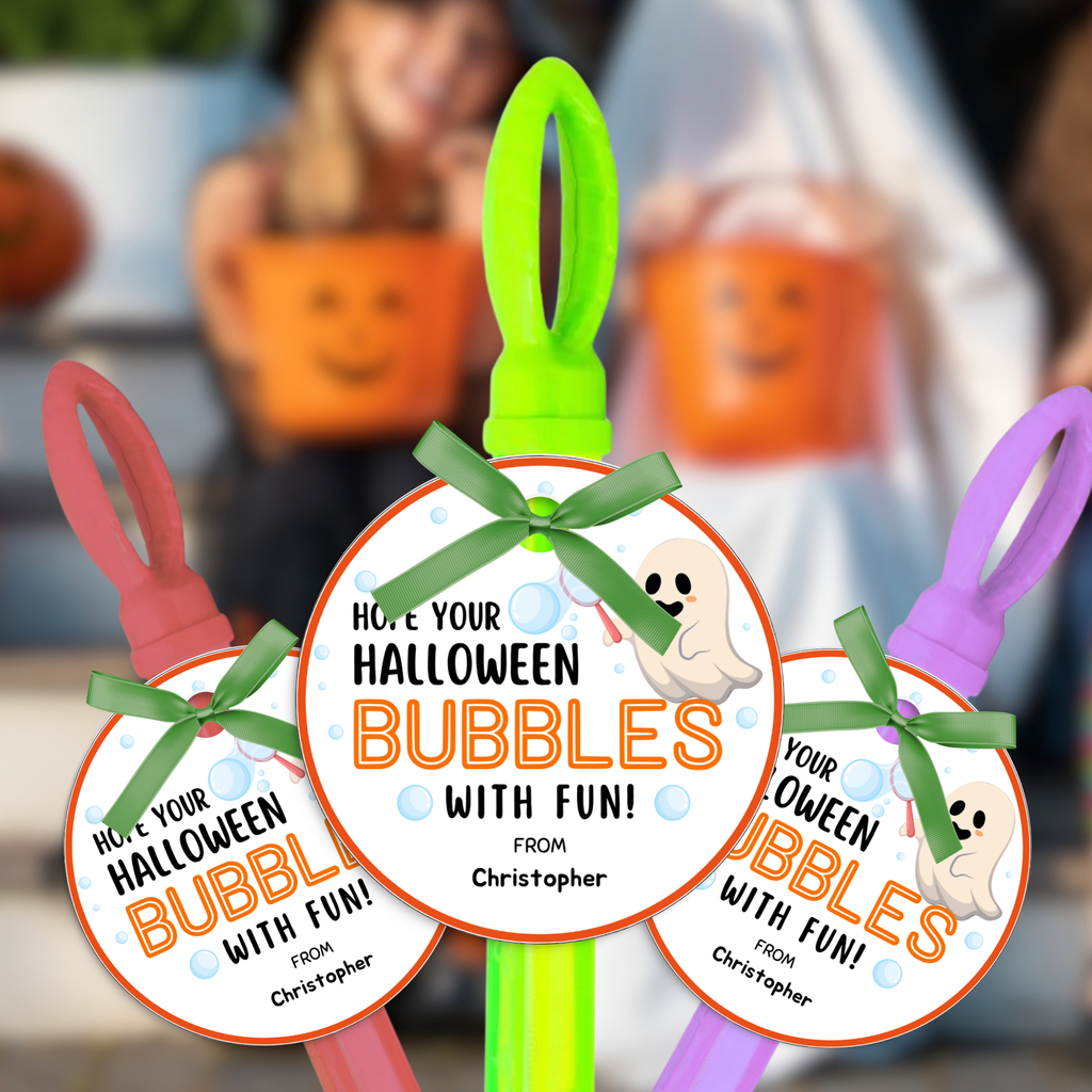 Halloween Bubbles Tag