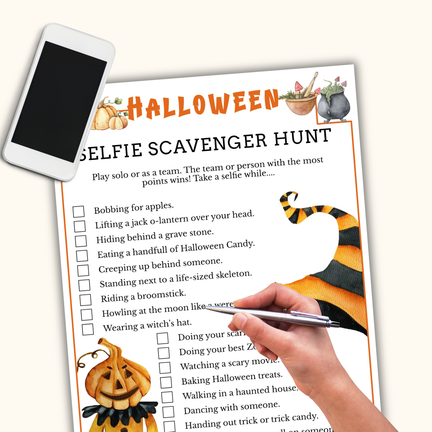 Halloween Party Games - 15 Printable Games