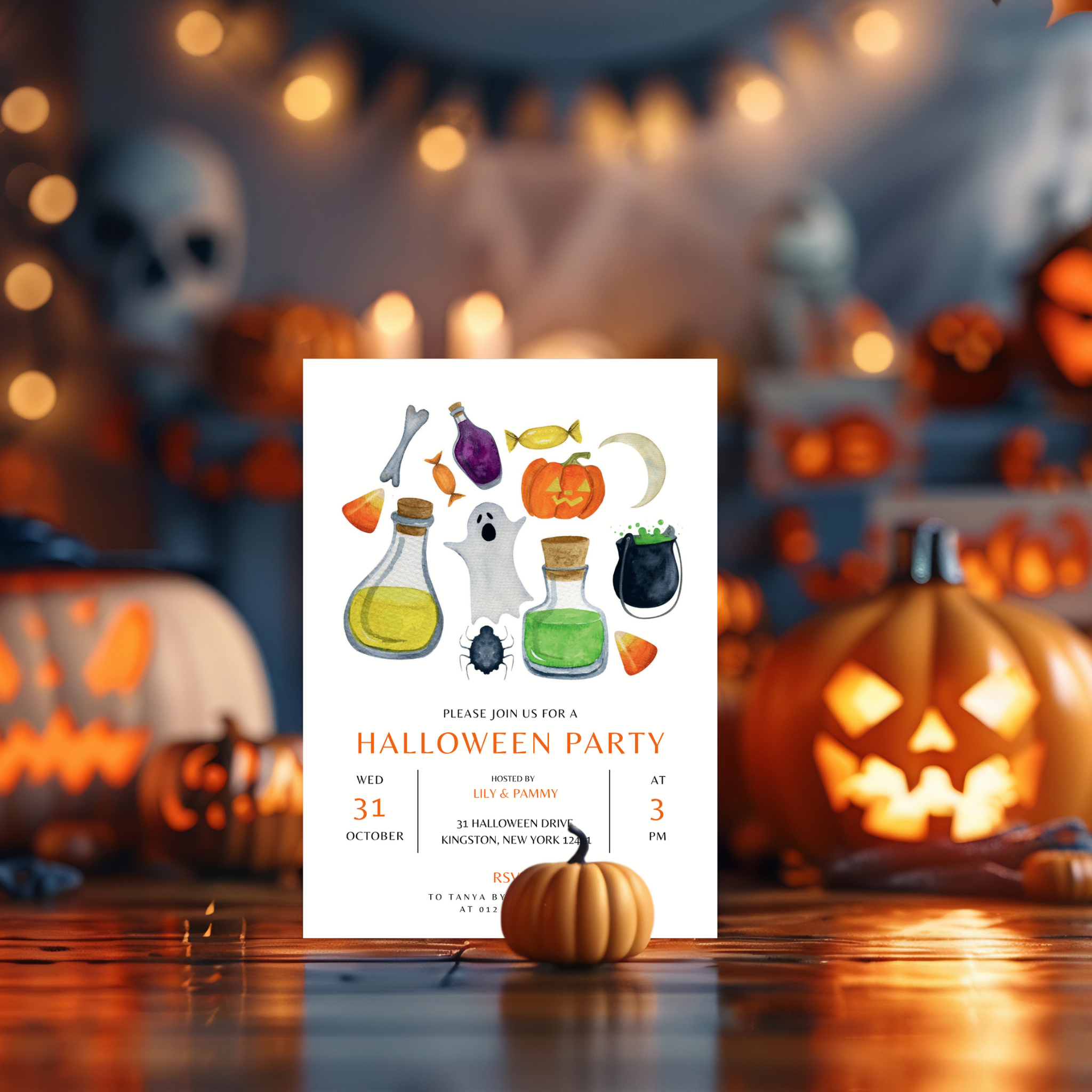 Halloween Party Invitation