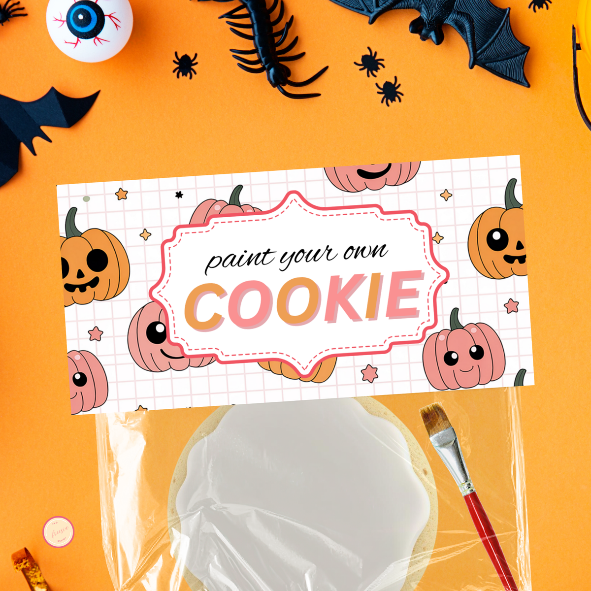 Halloween PYO Cookie Bag Topper 03