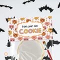 Halloween PYO Cookie Bag Topper - Pumpkin