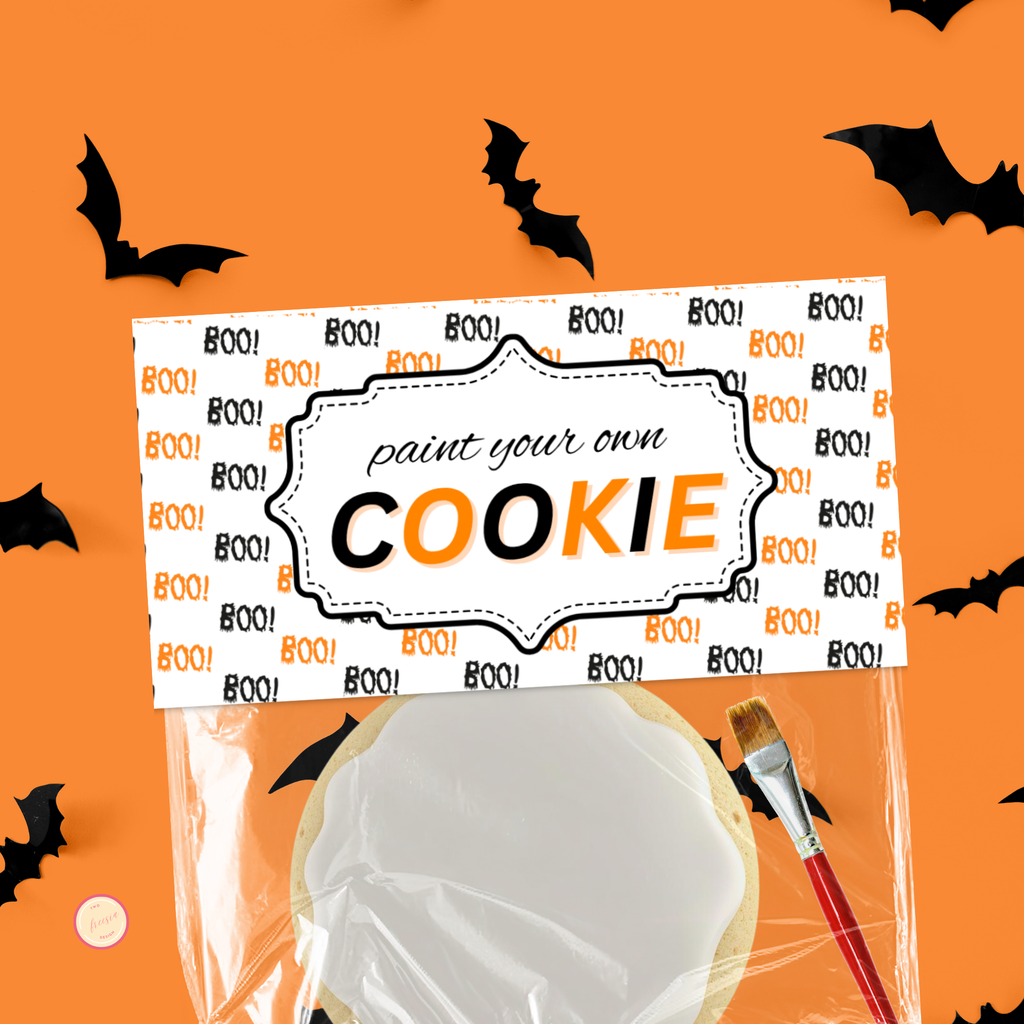 Halloween PYO Cookie Bag Topper
