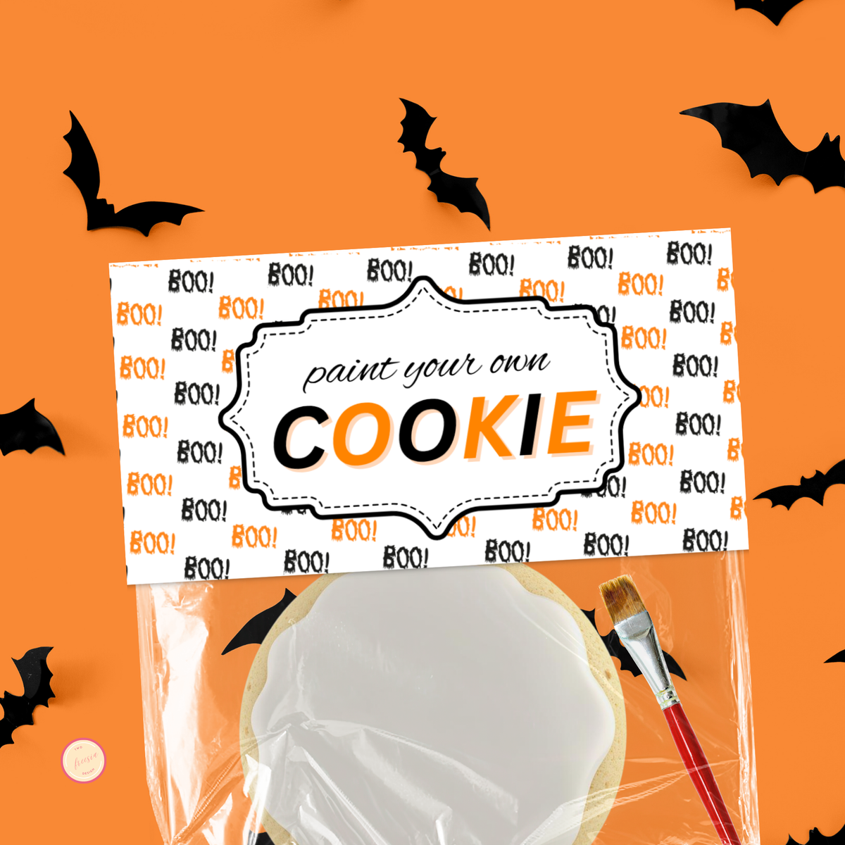 Halloween PYO Cookie Bag Topper