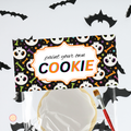 Halloween PYO Cookie Bag Topper - Skull