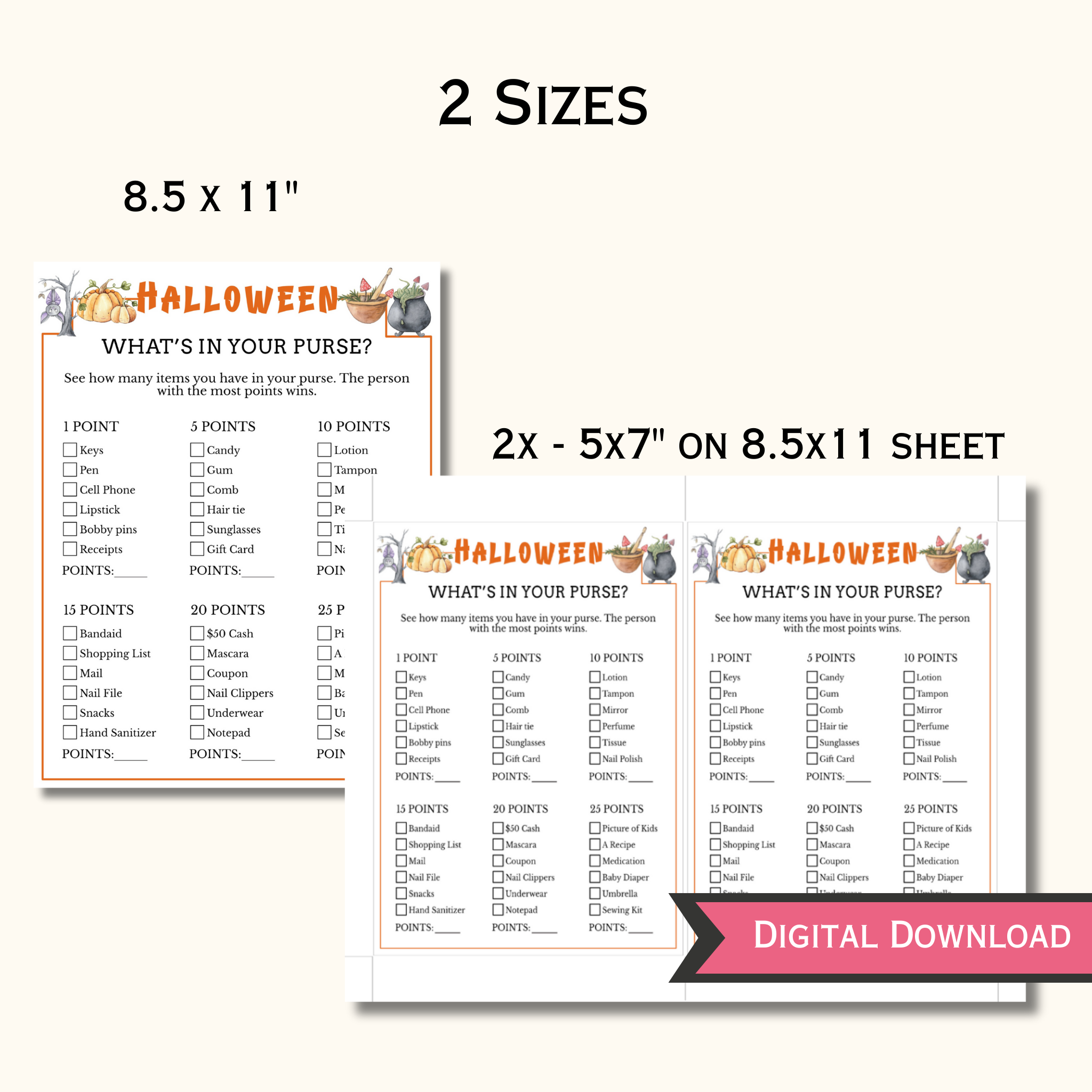 Halloween Party Games - 15 Printable Games