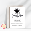 Graduation Party Invitation - Editable Template