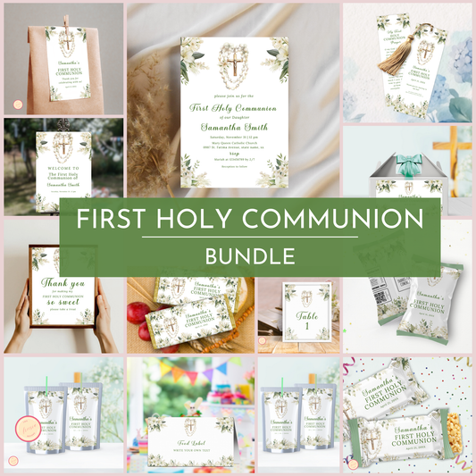 First Holy Communion Celebration Bundle - Green