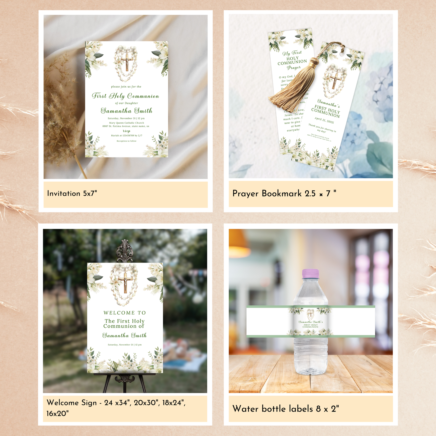 First Holy Communion Celebration Bundle - Green
