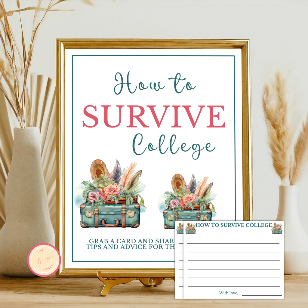College Going Away Advice and Wishes Cards