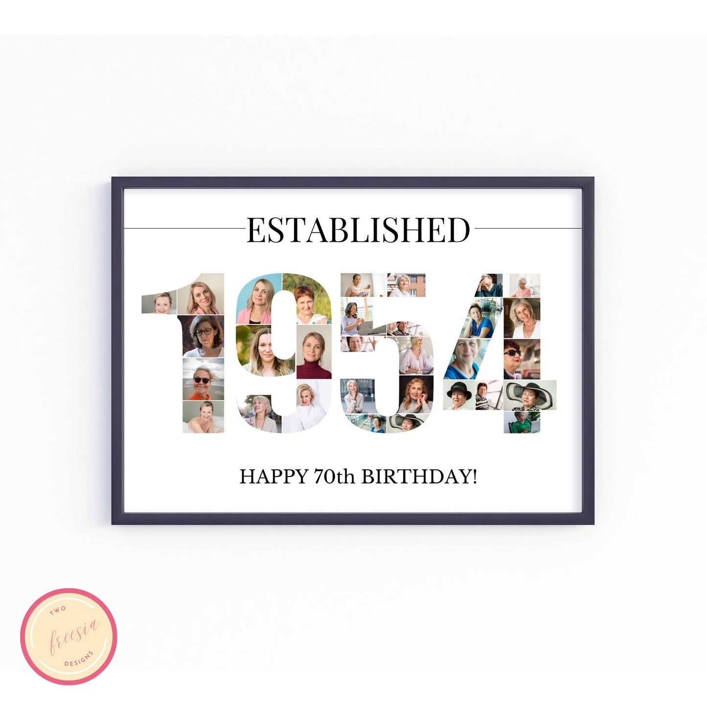 1954 Photo Collage Template