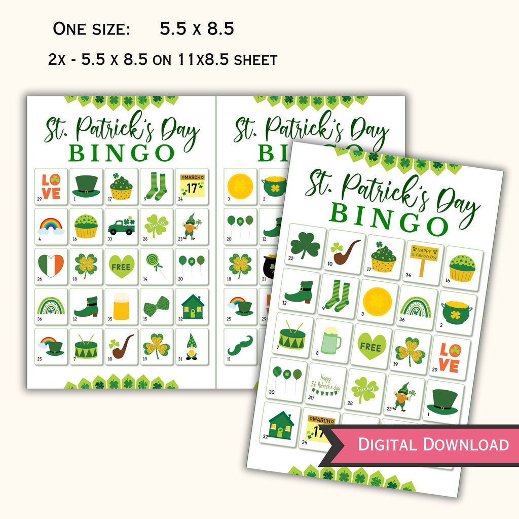 St Patrick's Day Bingo Game