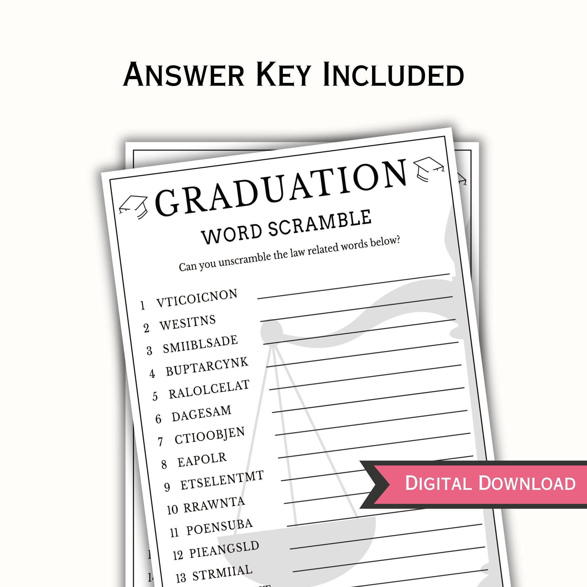 Law School Graduation | 12 Game Bundle