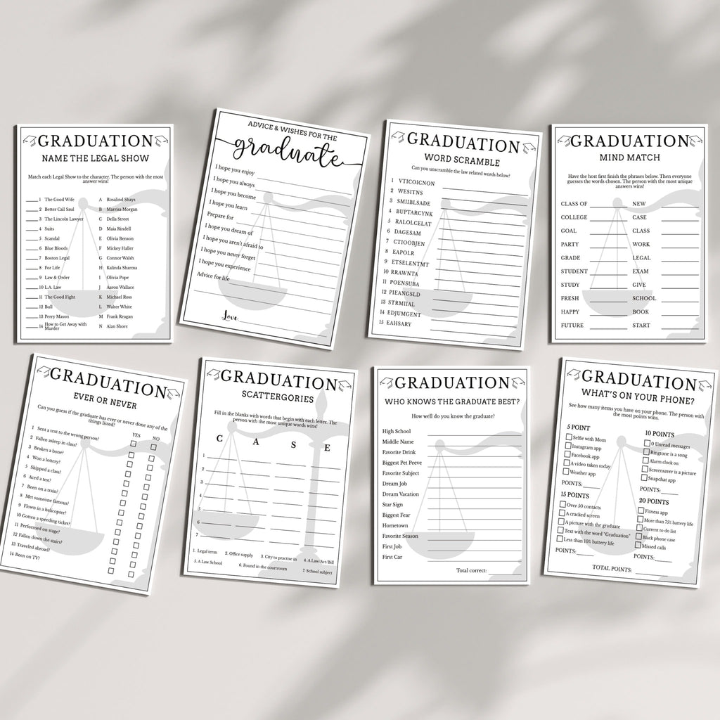 Law School Graduation | 12 Game Bundle