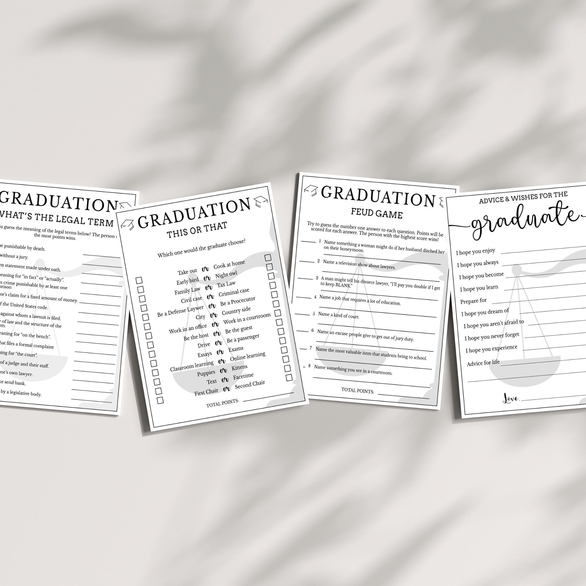 Law School Graduation | 12 Game Bundle