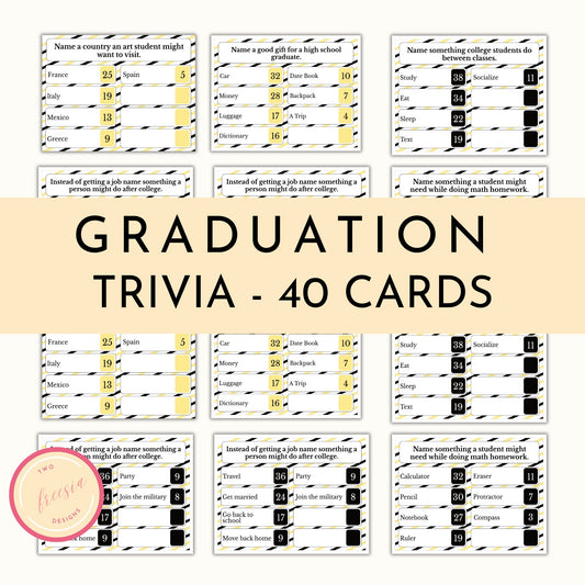Graduation Trivia Feud