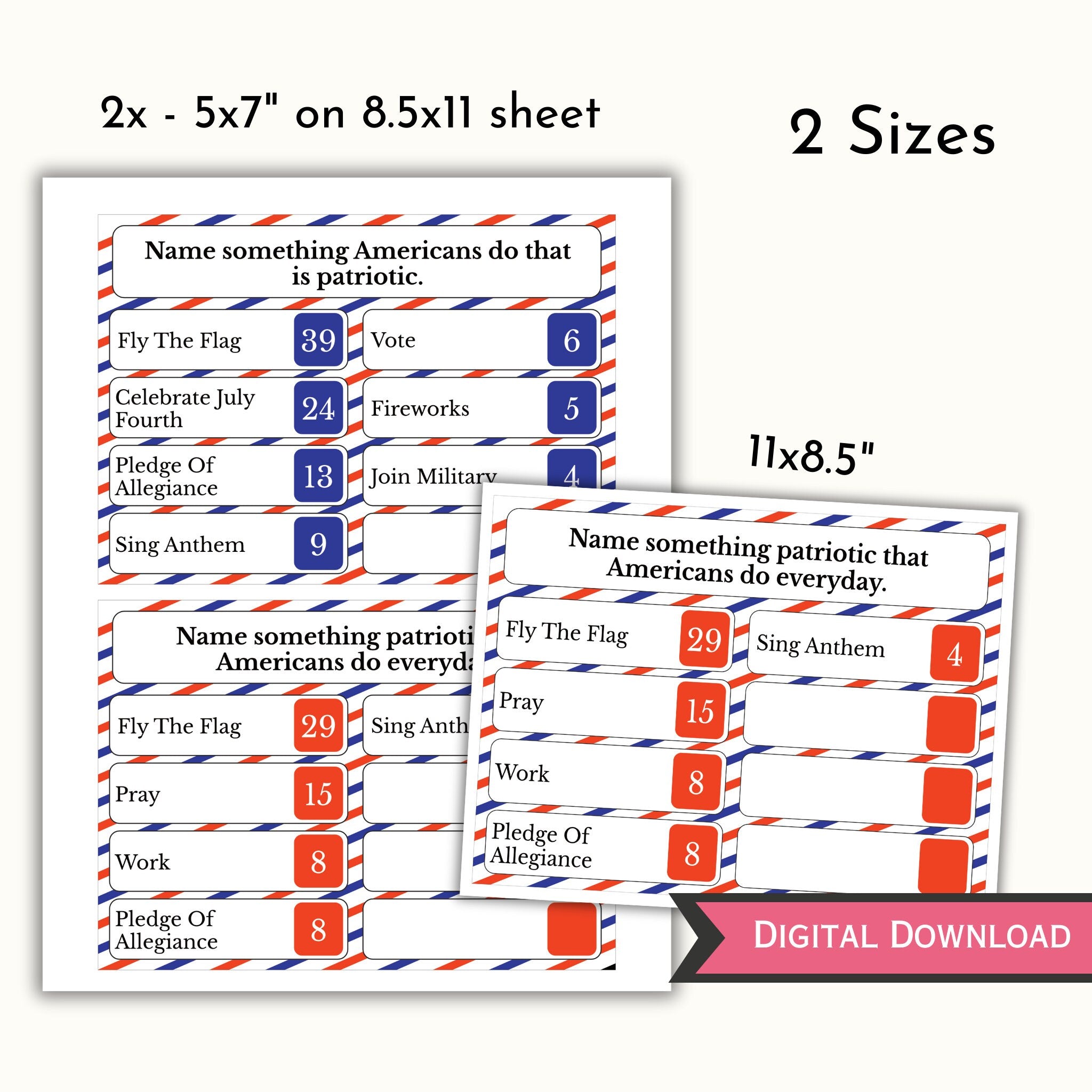 4th of July Friendly Squabble Game