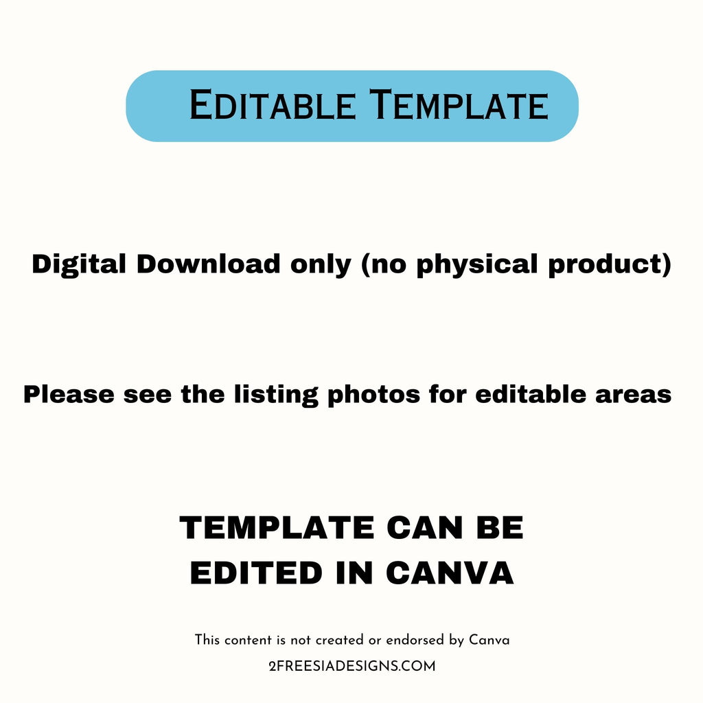 PTO Calendar of Events Flyer Template