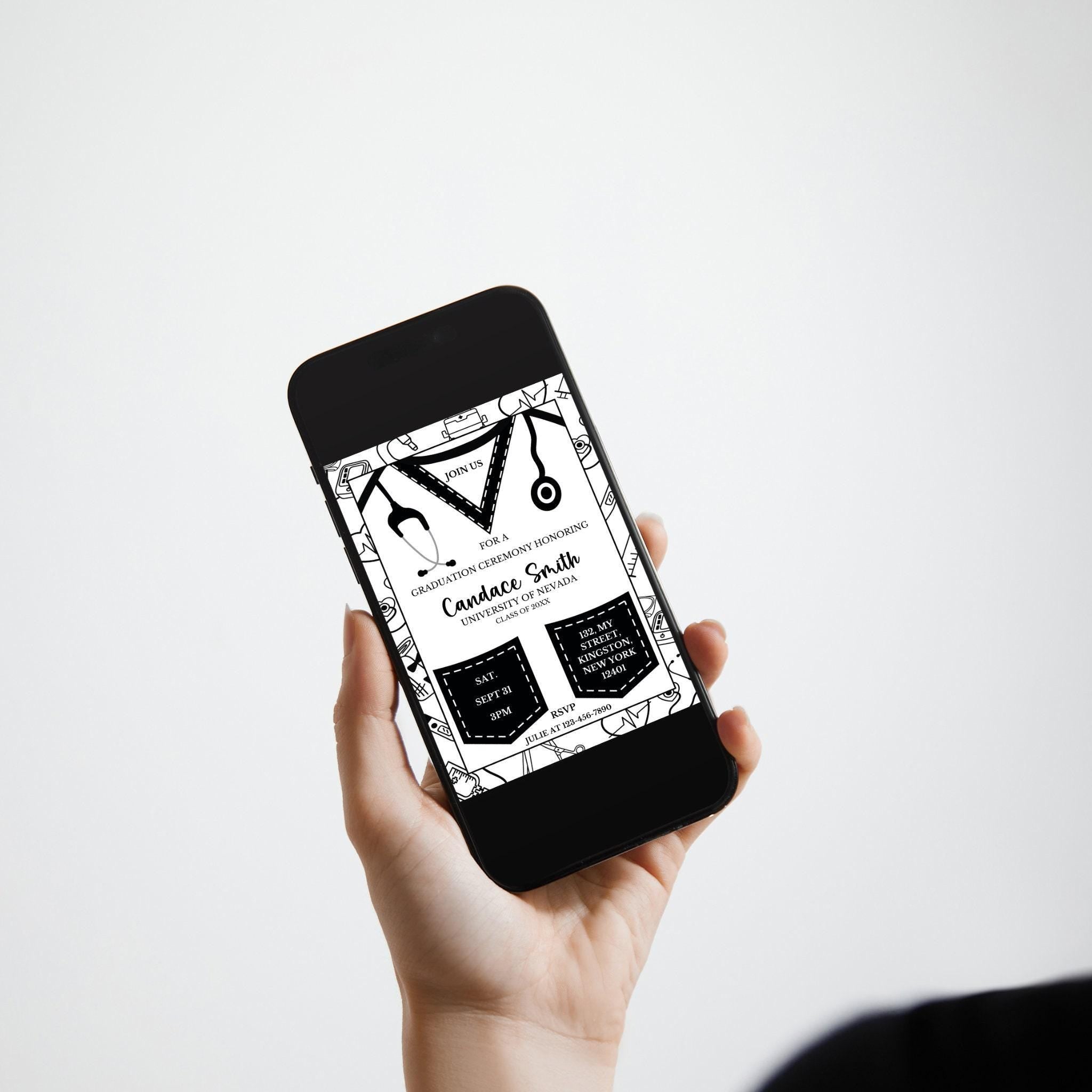 Nursing School Graduation Announcement