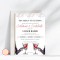 Sips About to Go Down Invitation