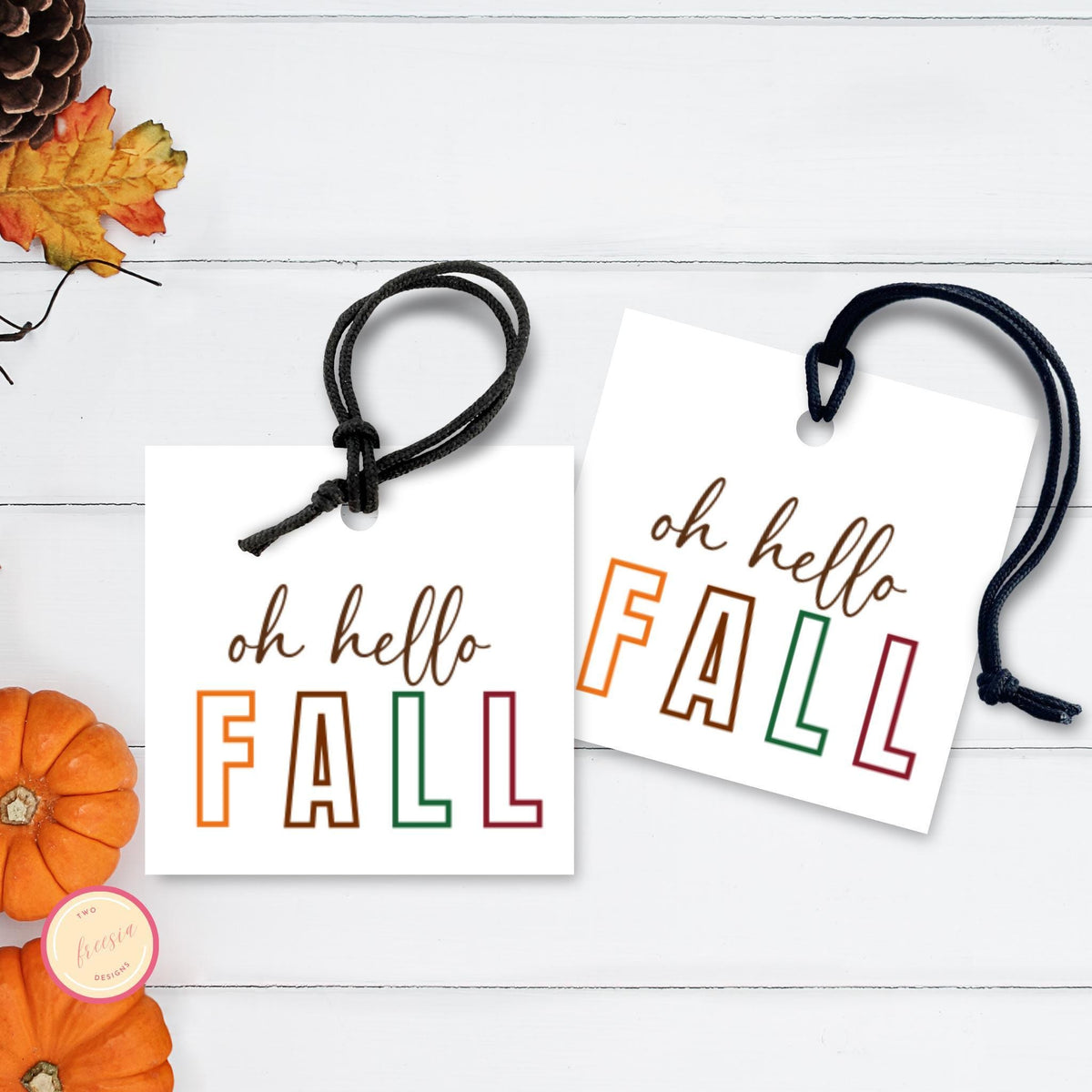 Oh Hello Fall Tag