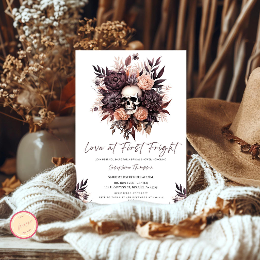 Halloween Bridal Shower Invitation