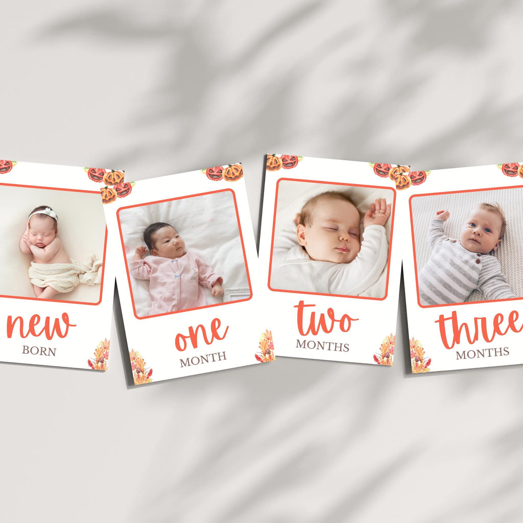 Pumpkin 1st Birthday Photo Banner