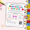 PTO Membership Contest Flyer