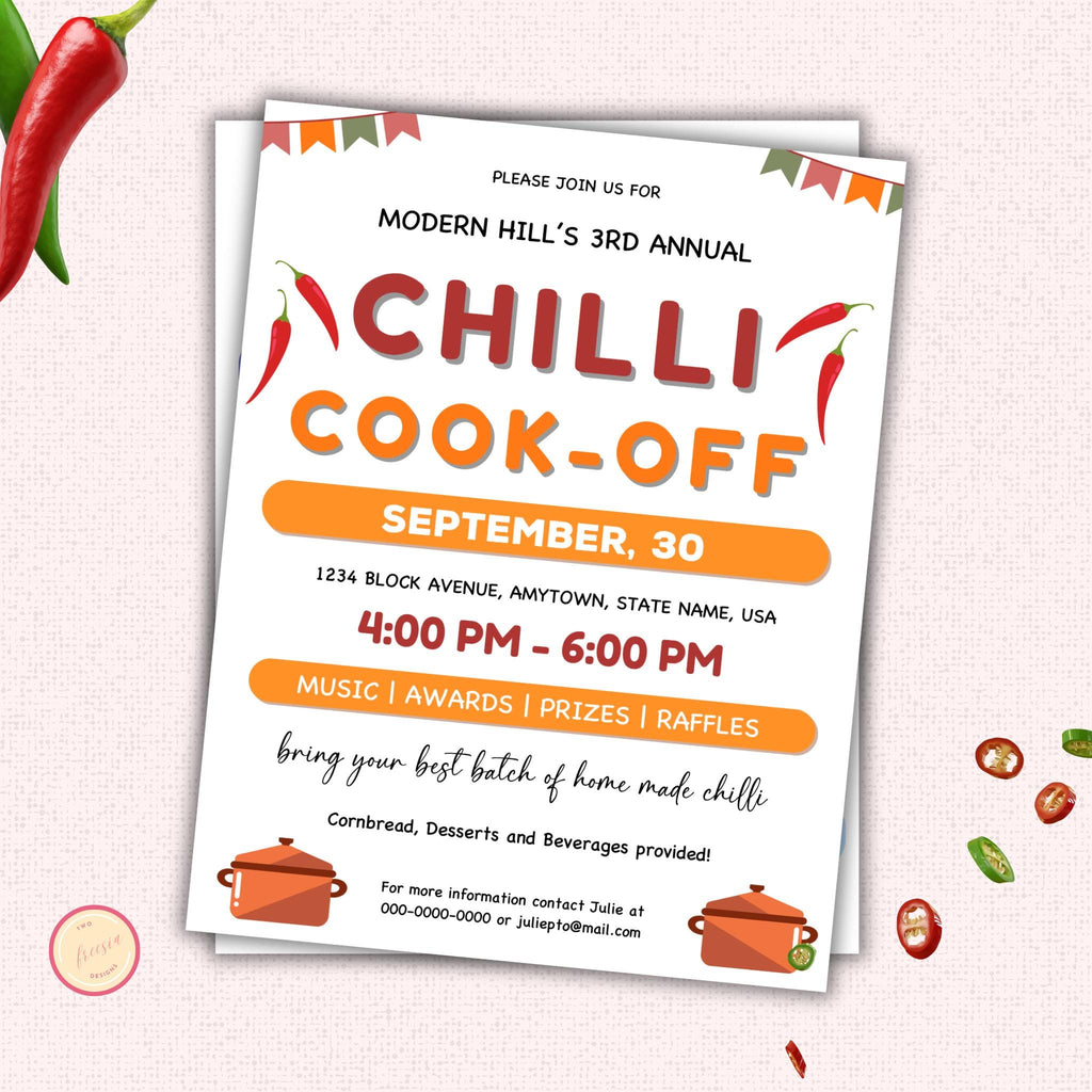 Chilli Cook-Off Flyer Template