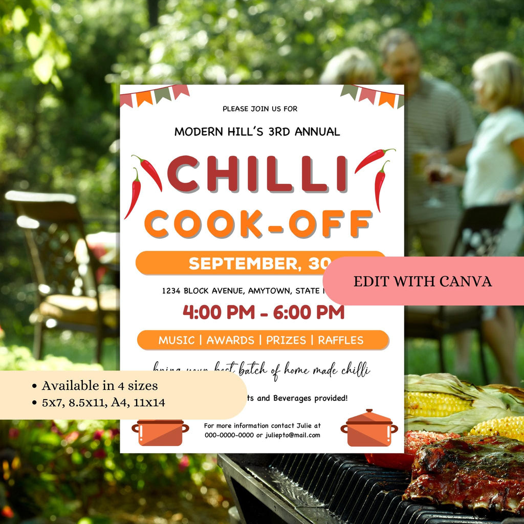 Chilli Cook-Off Flyer Template