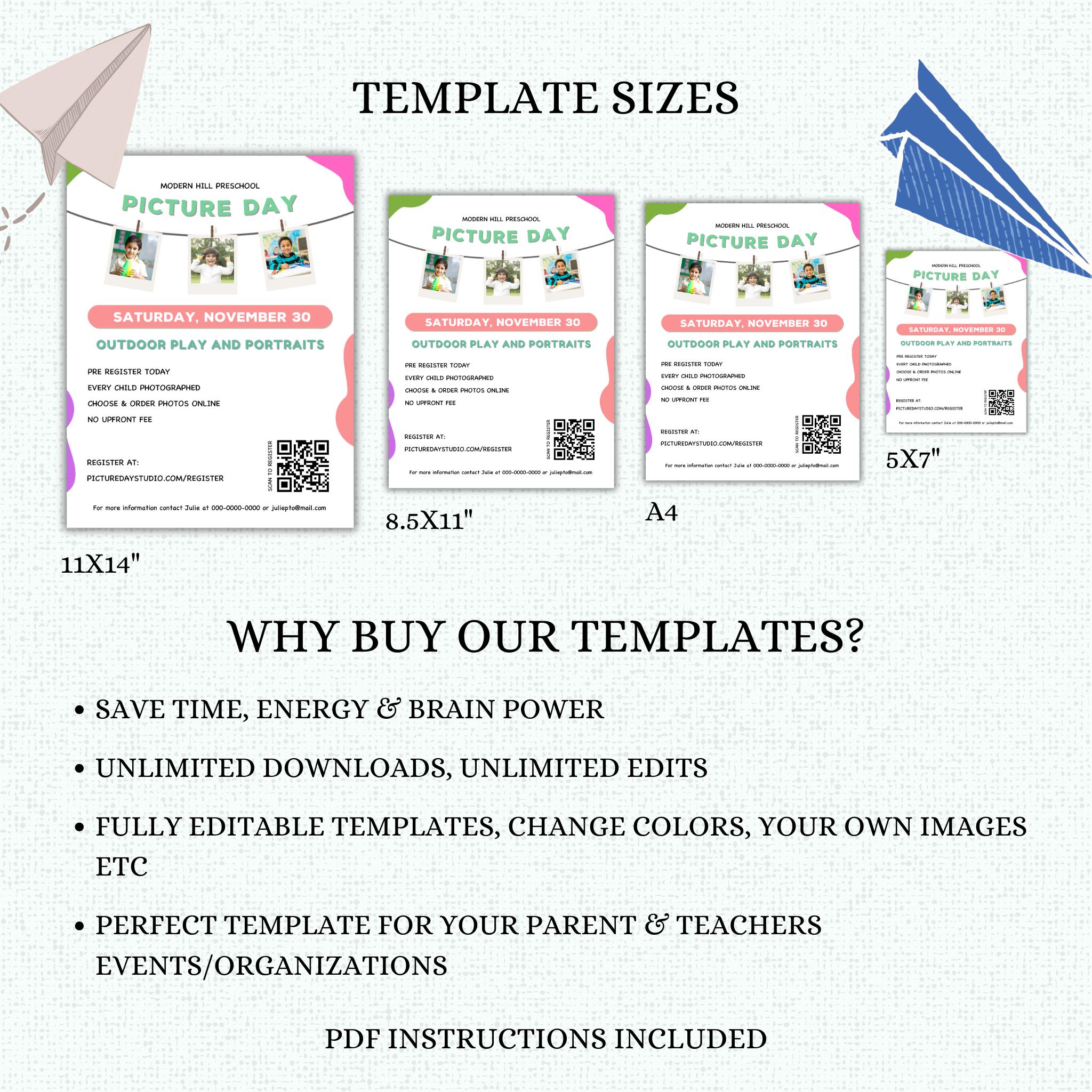 Picture Day Flyer Template