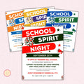 School Spirit Night Flyer Template
