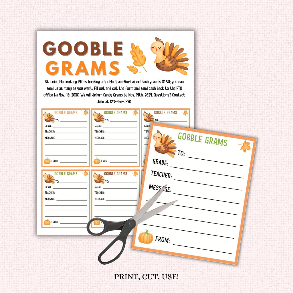 Thanksgiving Google Gram Template