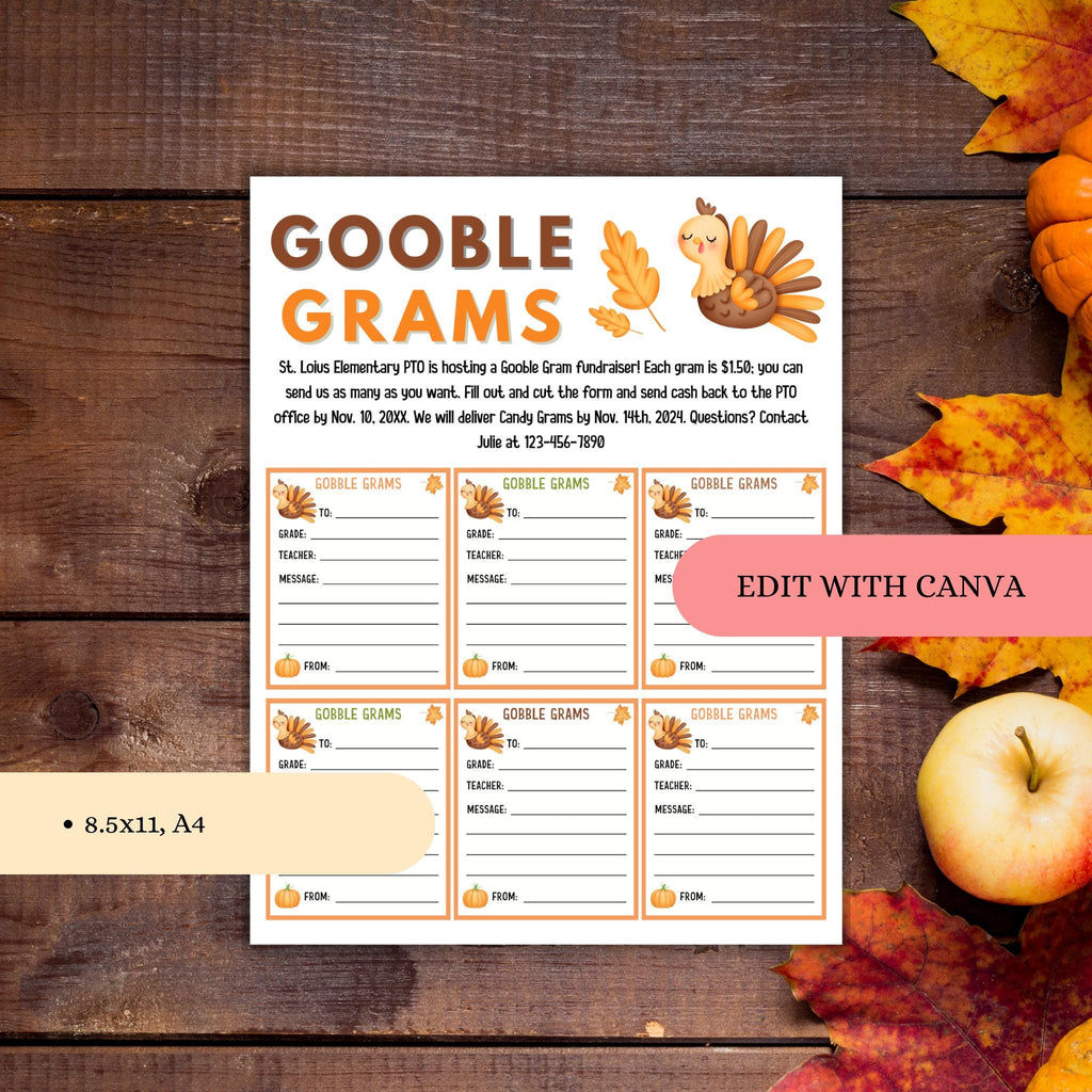 Thanksgiving Google Gram Template