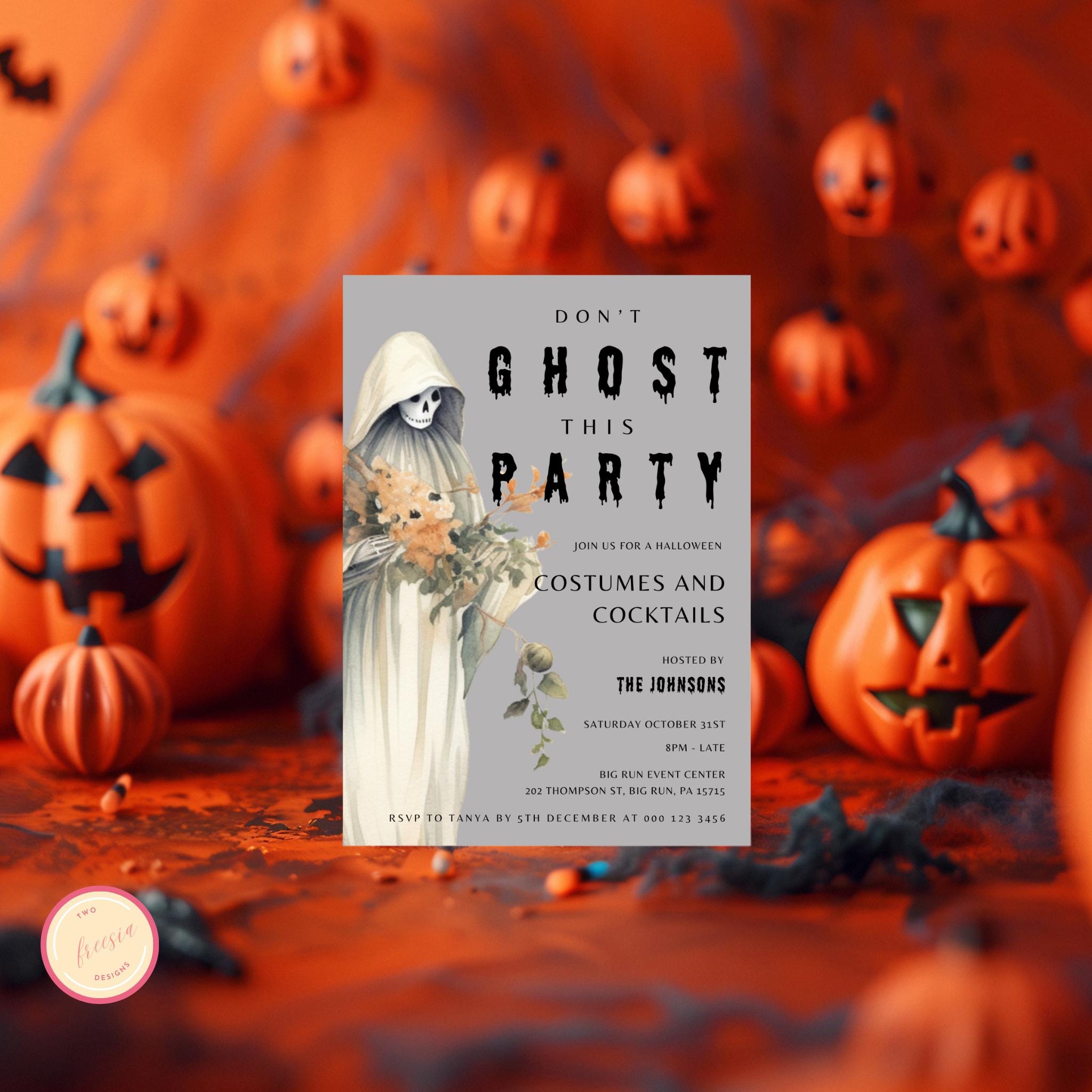 Don't Ghost this Party Invitation