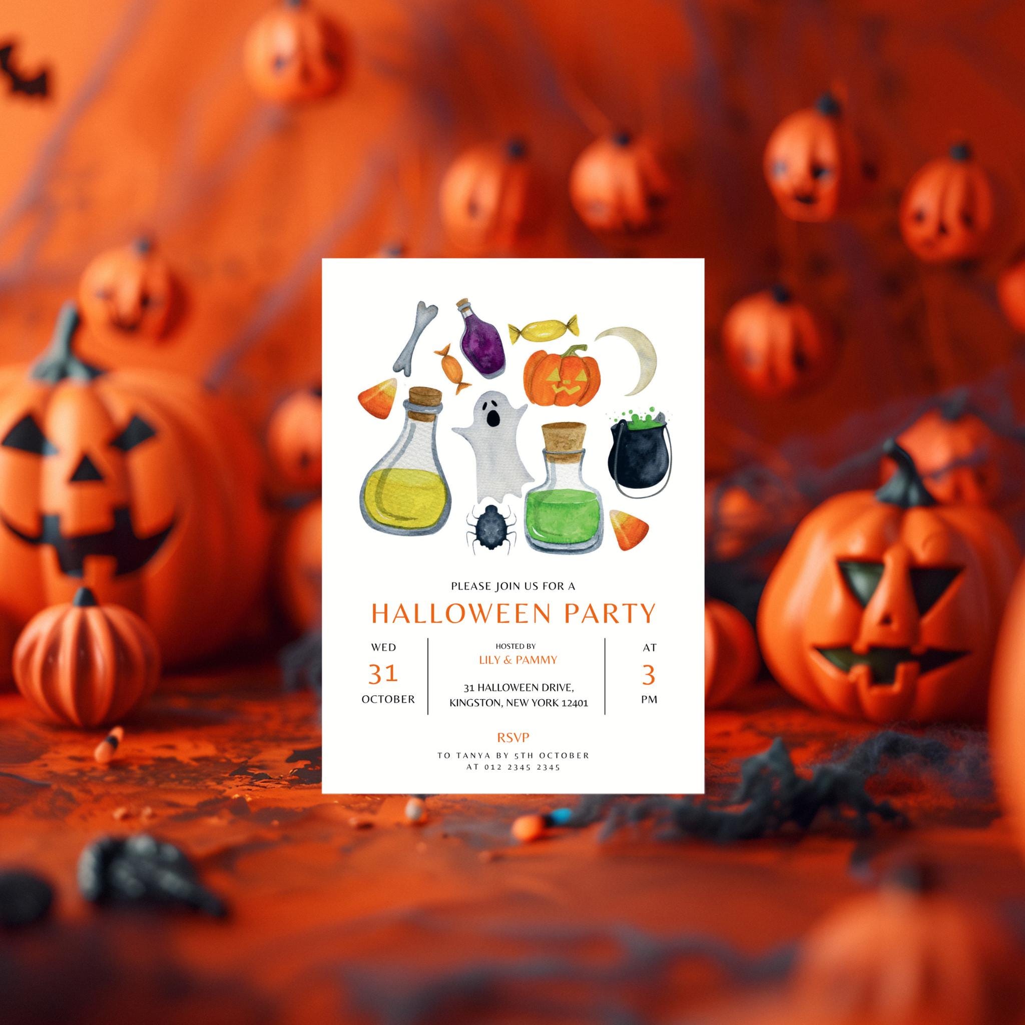 Halloween Party Invitation