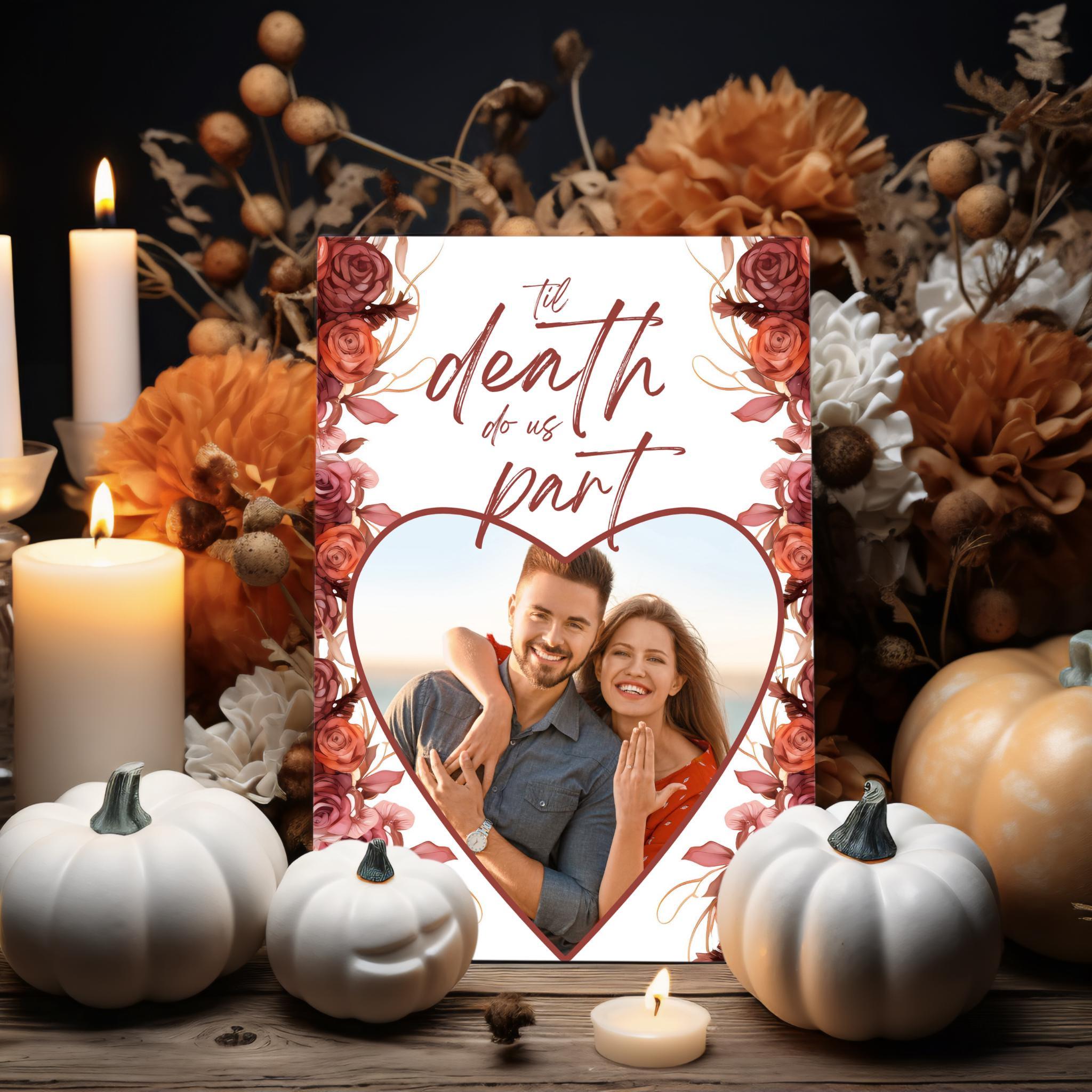 Till Death Do Us Part Wedding Invitation Template