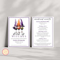 Drink Up Witches Bachelorette Invitation