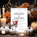 Halloween Costumes and Cocktails Invitation