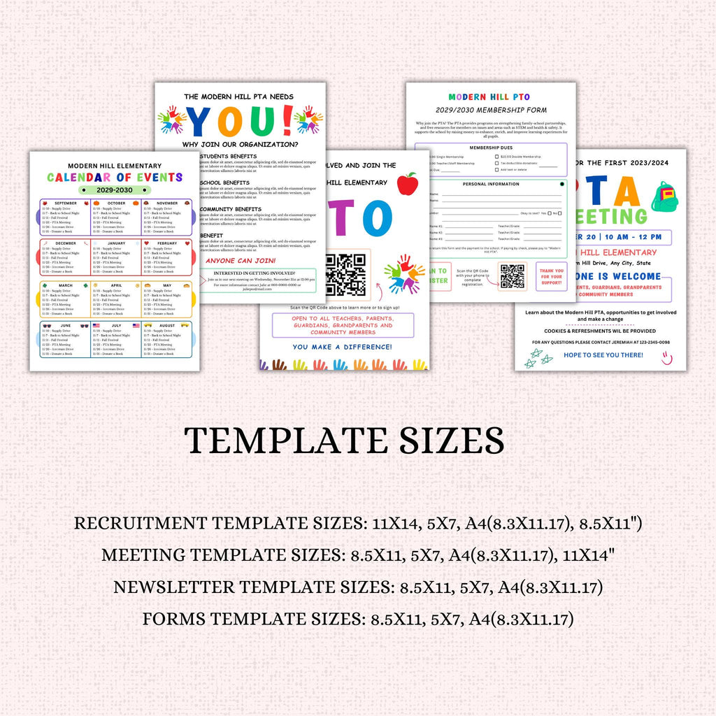 PTO Flyer/Form Template Bundle