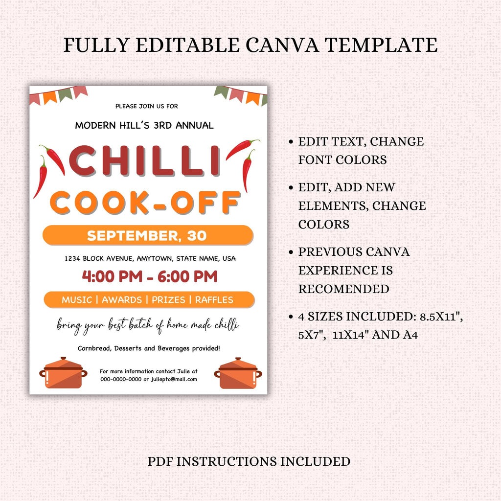 Chilli Cook-Off Flyer Template