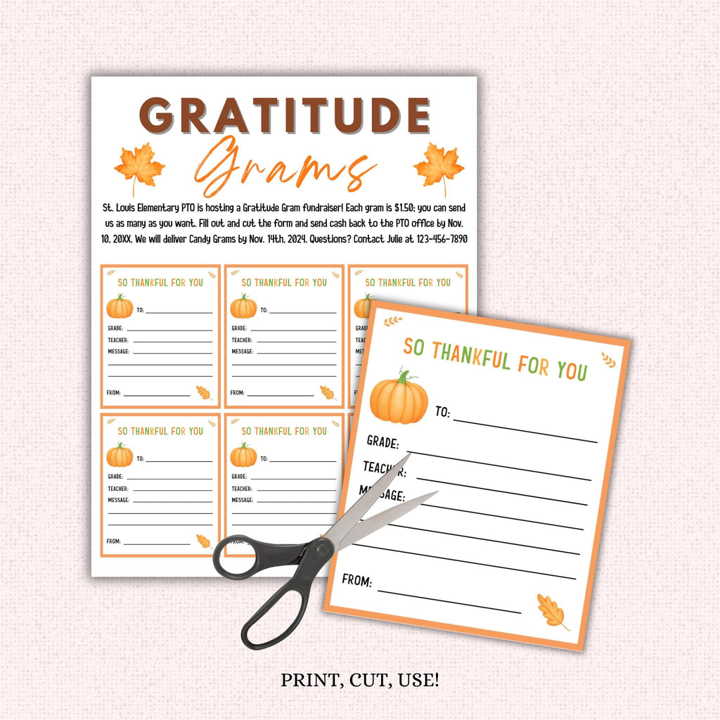 Gratitude Gram Flyer