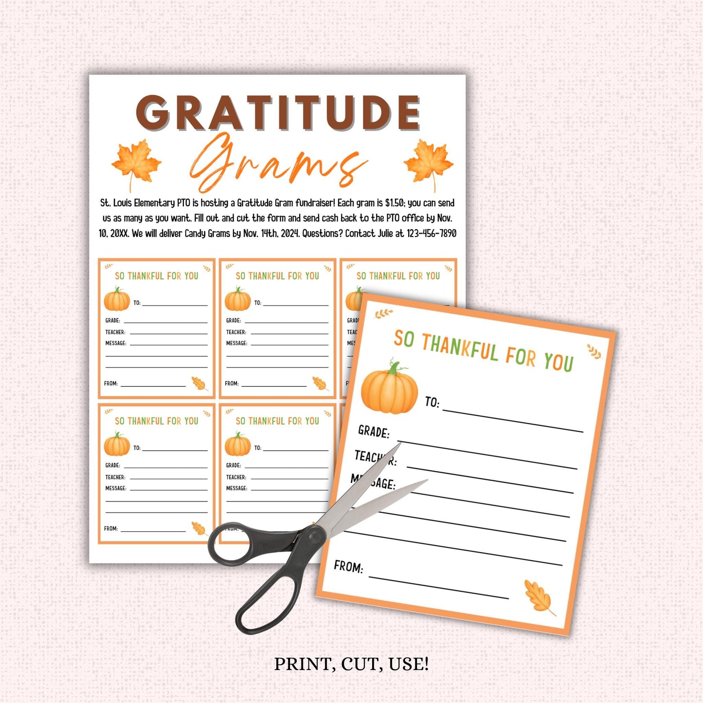 Gratitude Gram Flyer