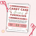 Candy Cane Gram Flyer Template