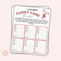 Editable Christmas Candy Cane Gram Template