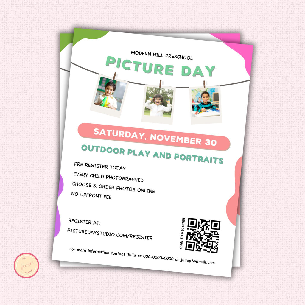 Picture Day Flyer Template