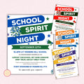 Editable School Spirit Night Flyer