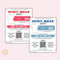 School Spirit Wear Sale Flyer Template
