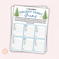 Editable Holiday Candy Cane Gram Template
