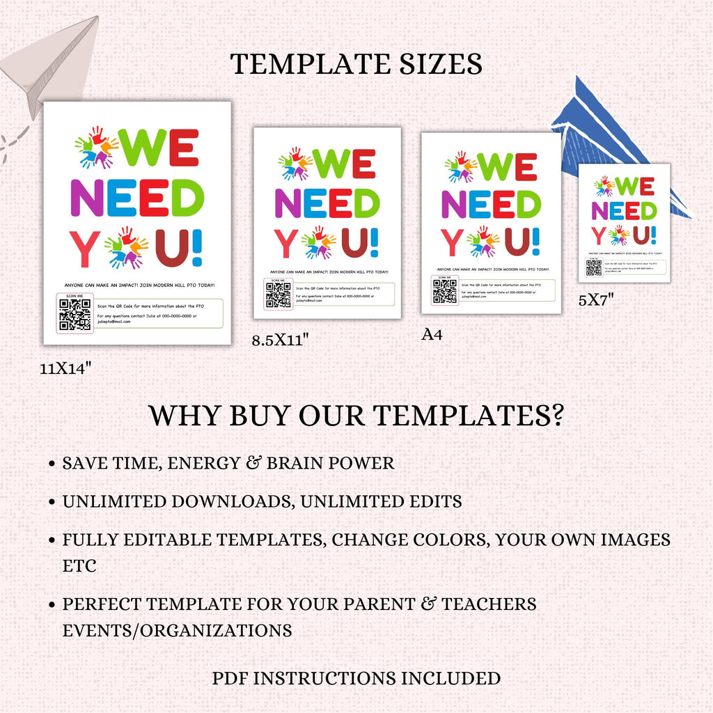 PTO Recruitment Flyer Template